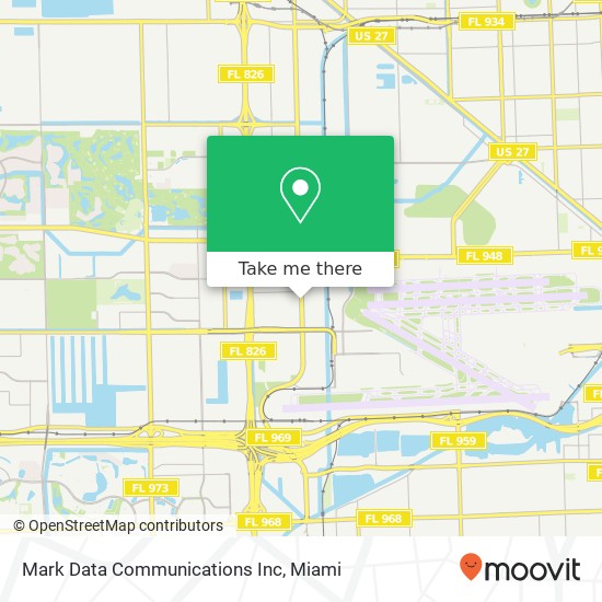 Mapa de Mark Data Communications Inc