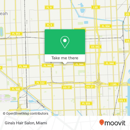 Gina's Hair Salon map