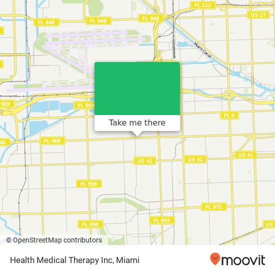 Mapa de Health Medical Therapy Inc