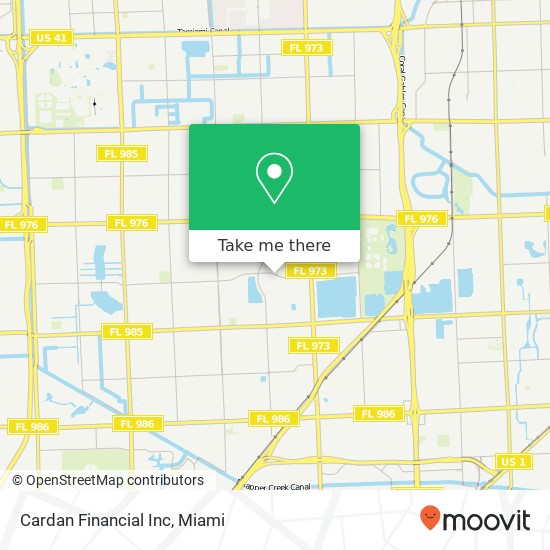 Mapa de Cardan Financial Inc