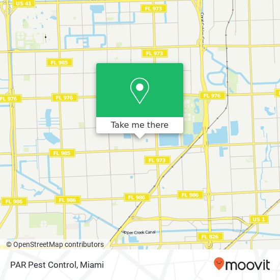 PAR Pest Control map