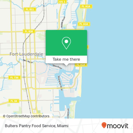 Bulters Pantry Food Service map