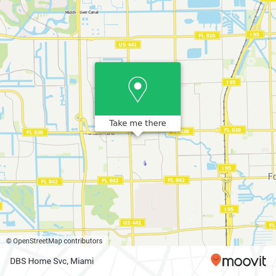 DBS Home Svc map