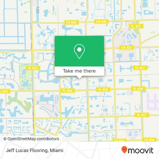 Jeff Lucas Flooring map