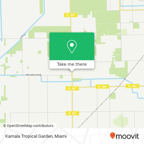 Kamala Tropical Garden map