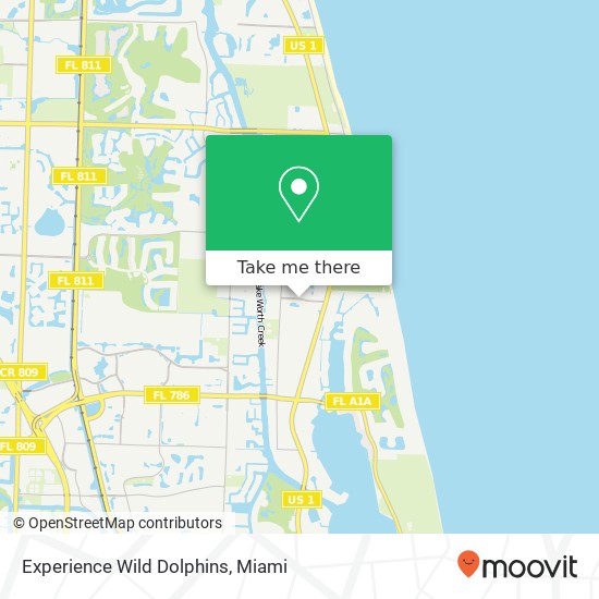 Experience Wild Dolphins map