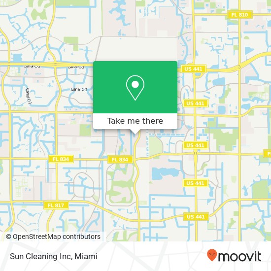 Sun Cleaning Inc map