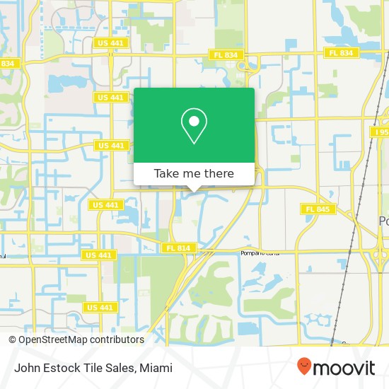 John Estock Tile Sales map
