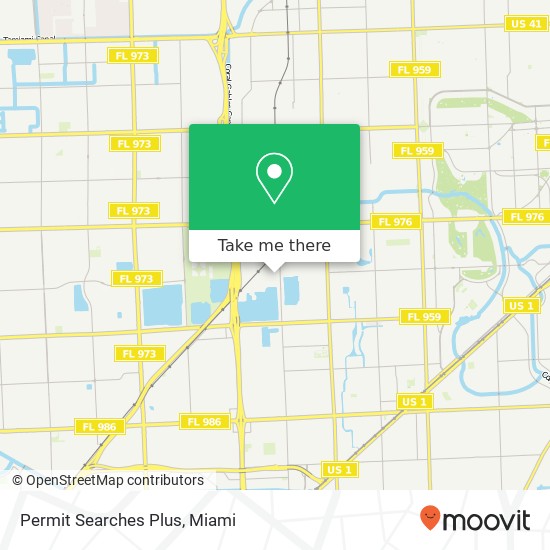 Permit Searches Plus map