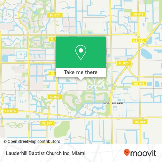 Lauderhill Baptist Church Inc map