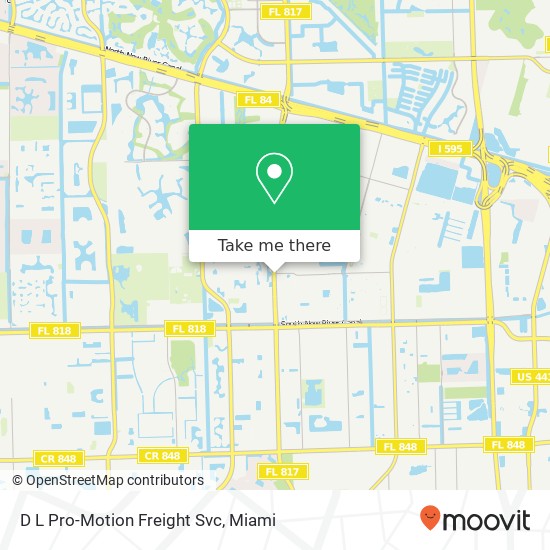 D L Pro-Motion Freight Svc map