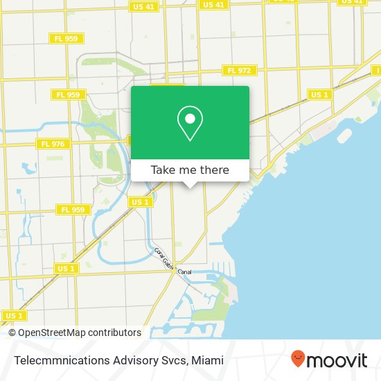 Mapa de Telecmmnications Advisory Svcs