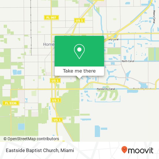 Eastside Baptist Church map