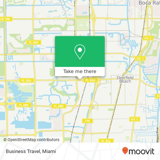 Business Travel map