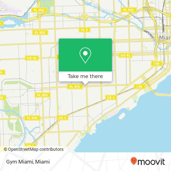 Mapa de Gym Miami