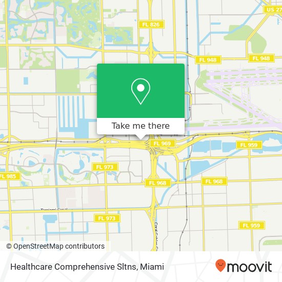 Mapa de Healthcare Comprehensive Sltns