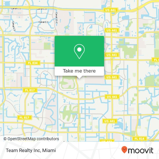 Team Realty Inc map