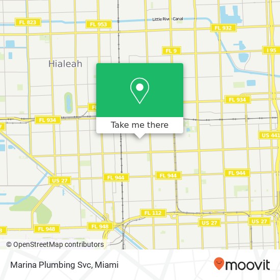 Marina Plumbing Svc map