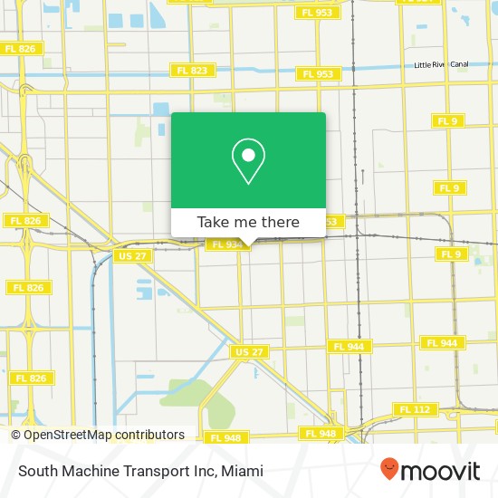 Mapa de South Machine Transport Inc