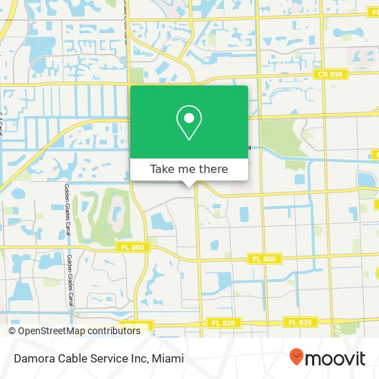 Damora Cable Service Inc map