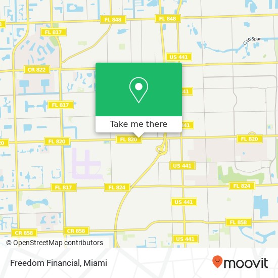 Mapa de Freedom Financial