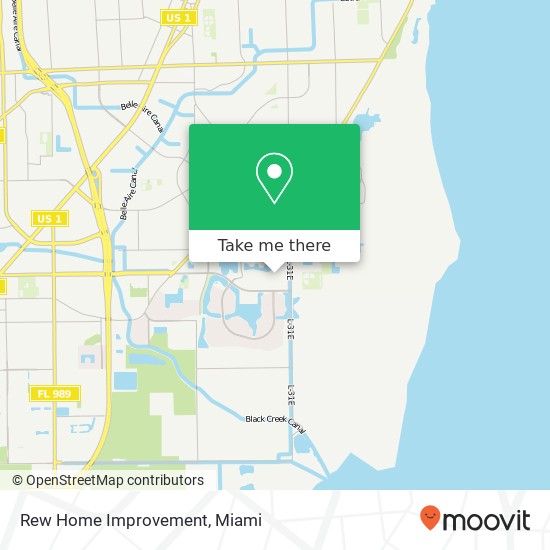 Rew Home Improvement map