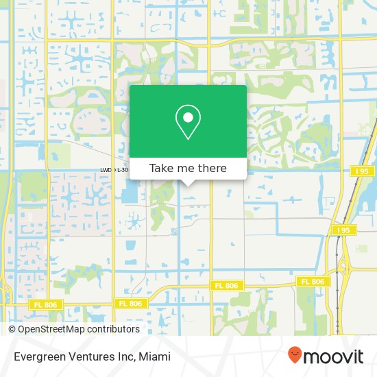 Mapa de Evergreen Ventures Inc