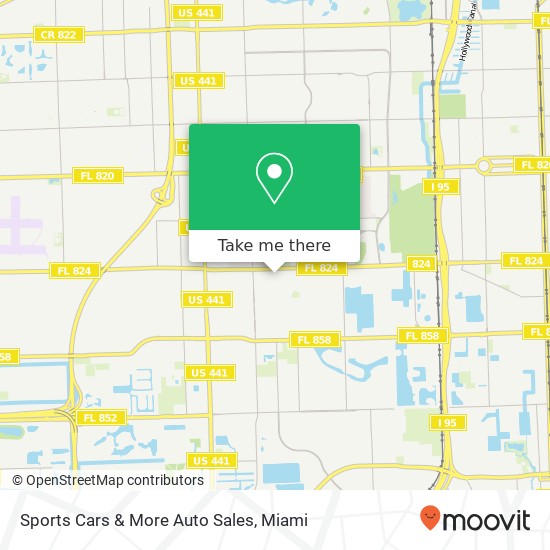 Sports Cars & More Auto Sales map