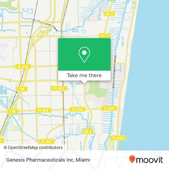 Genesis Pharmaceuticals Inc map