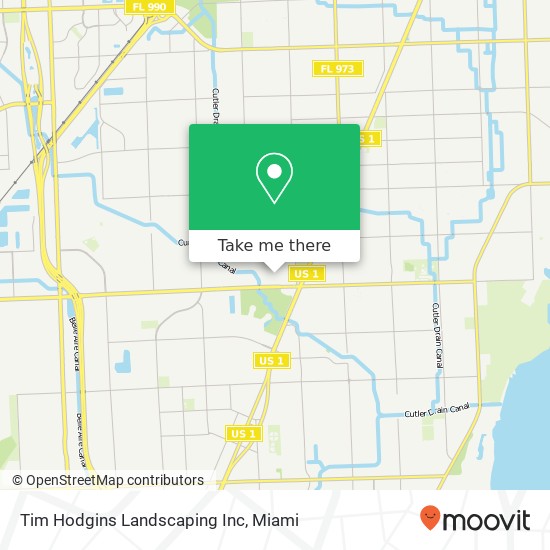 Tim Hodgins Landscaping Inc map