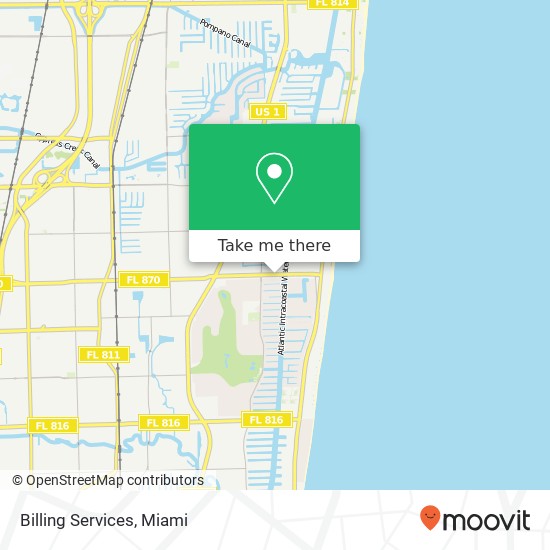 Mapa de Billing Services