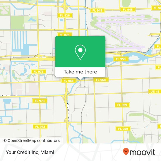 Your Credit Inc map