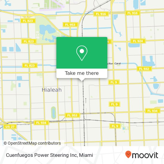 Cuenfuegos Power Steering Inc map
