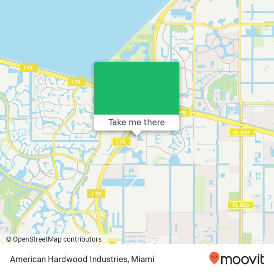 Mapa de American Hardwood Industries