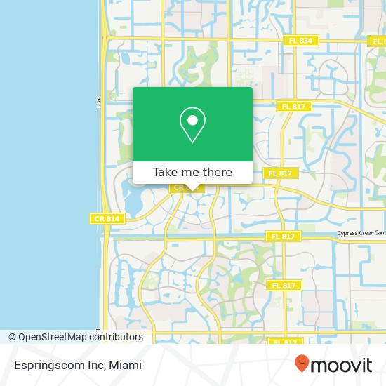 Espringscom Inc map