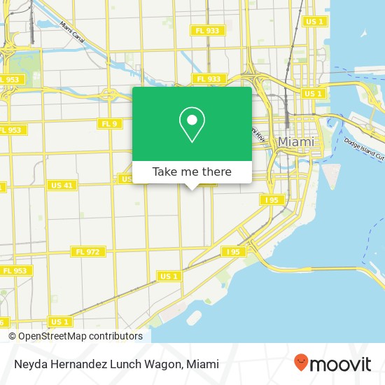 Mapa de Neyda Hernandez Lunch Wagon