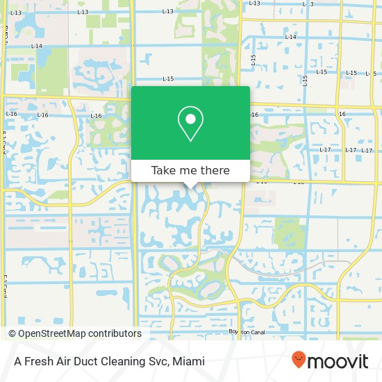 A Fresh Air Duct Cleaning Svc map