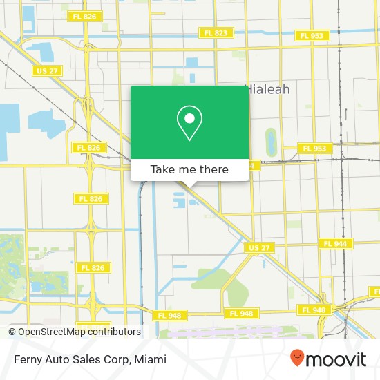 Ferny Auto Sales Corp map