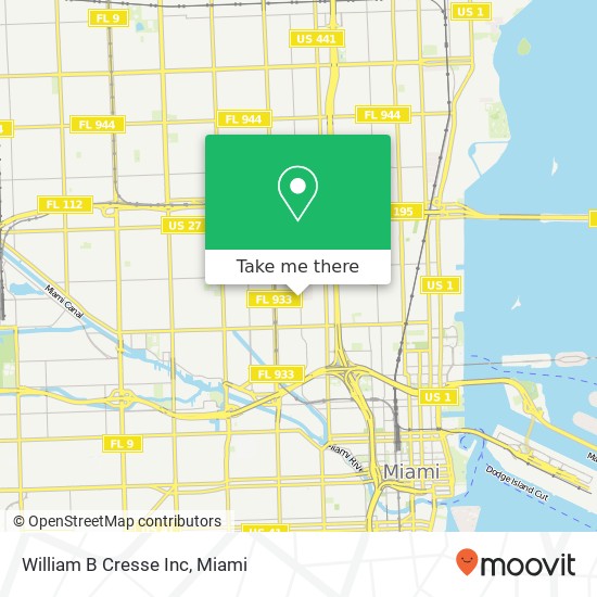 William B Cresse Inc map