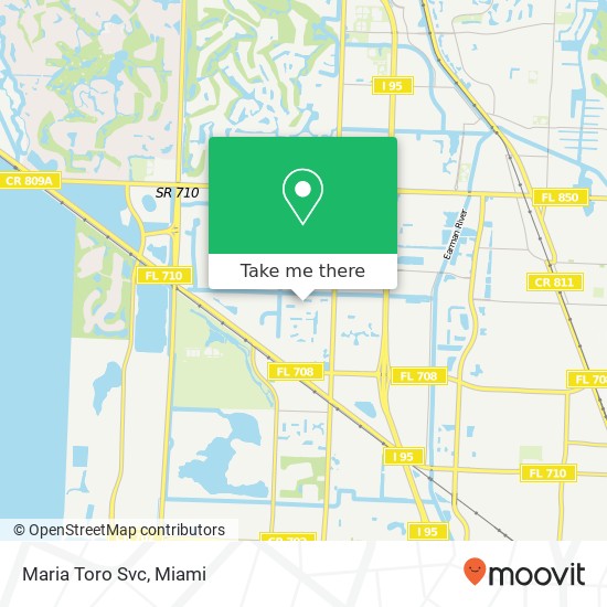 Maria Toro Svc map