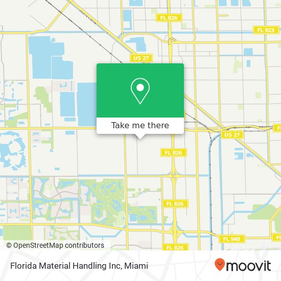 Mapa de Florida Material Handling Inc