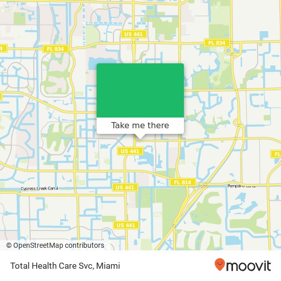 Total Health Care Svc map