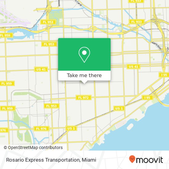 Rosario Express Transportation map