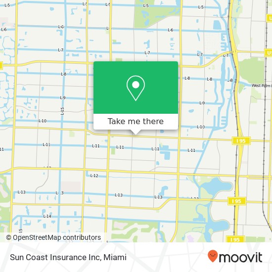 Mapa de Sun Coast Insurance Inc