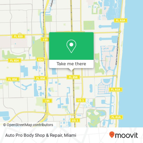 Auto Pro Body Shop & Repair map