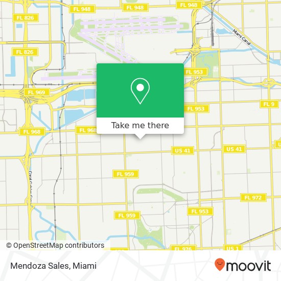 Mendoza Sales map