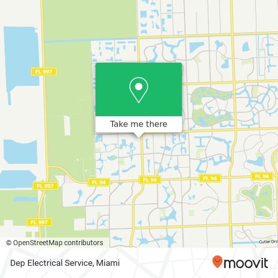 Dep Electrical Service map