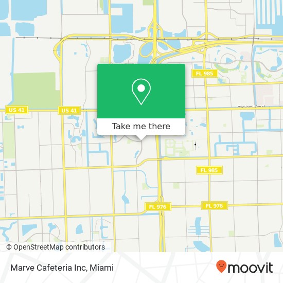 Marve Cafeteria Inc map