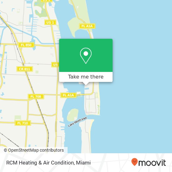 RCM Heating & Air Condition map