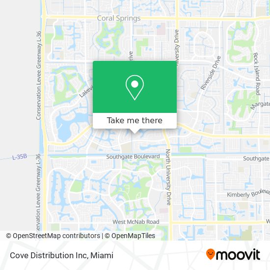 Cove Distribution Inc map